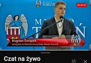 DEBATA TELEWIZYJNA KANDYDATÓW DO MŁODZIEŻOWEJ RADY MIASTA TORUNIA