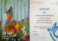SUKCES JULII LEWANDOWSKIEJ Z KL.4BT4 W KONKURSIE FOTOGRAFICZNYM