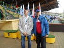 Bartosz Krygier z trenerem Sławomirem Kiermaszem